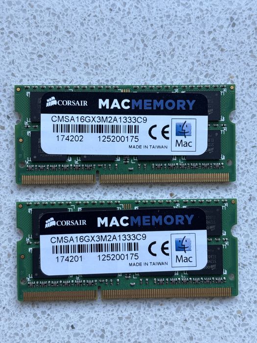 Pamięć RAM Corsair Mac 16GB (2x8GB) DDR3 1333MHz SO-DIMM