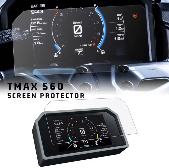 Película manómetro Yamaha Tmax 560