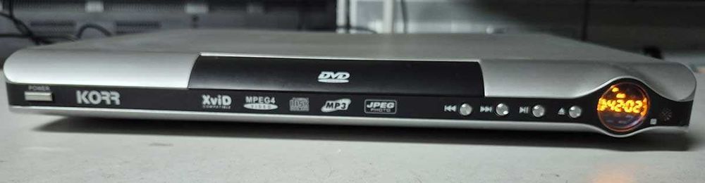 DVD KORR 3058, sprzęt sprawny, brak pilota.