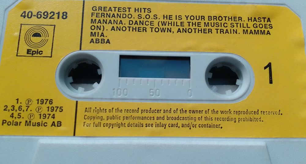 Аудіокассети виробництва ЄС 1970-1990 років.