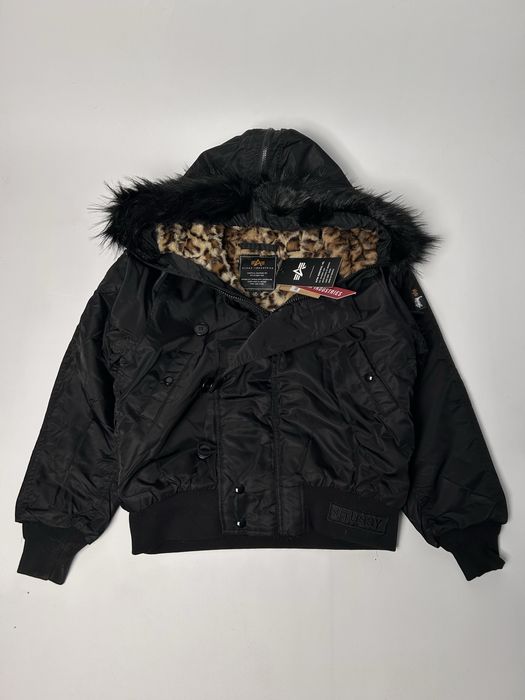 Stussy alpha industries n2b jacket куртка аляска бомбер стусси альфа