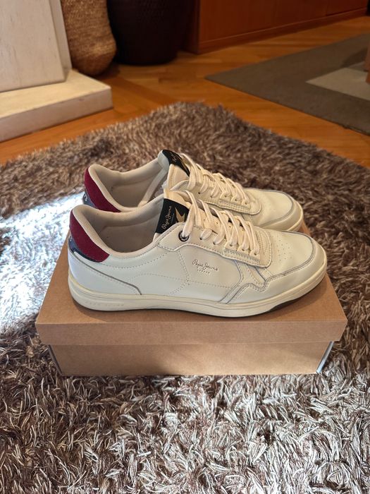 Sapatilhas Pepe Jeans Brancas - Tam 42