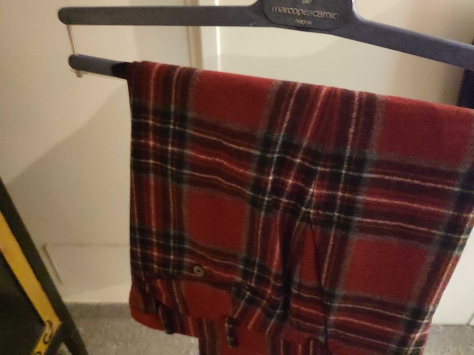 Calças tartan oficina Mustra Luxo