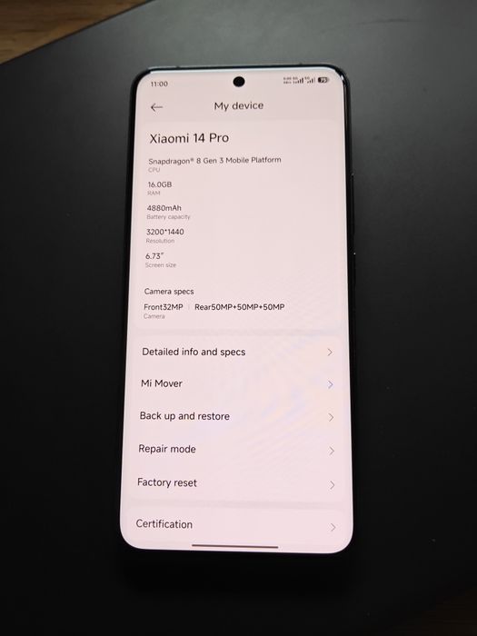 Xiaomi 14 Pro 16GB/512GB + carregador Xiaomi 120W