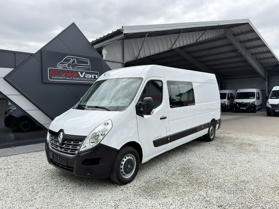 Renault Master  max L3H2 7 osobowy brygadówka doka 145KM pełna opcja