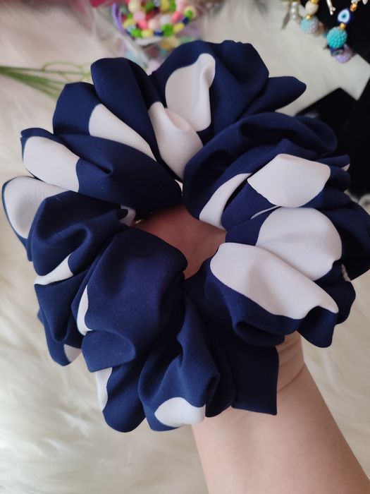 Scrunchie do włosów rozm XL silk