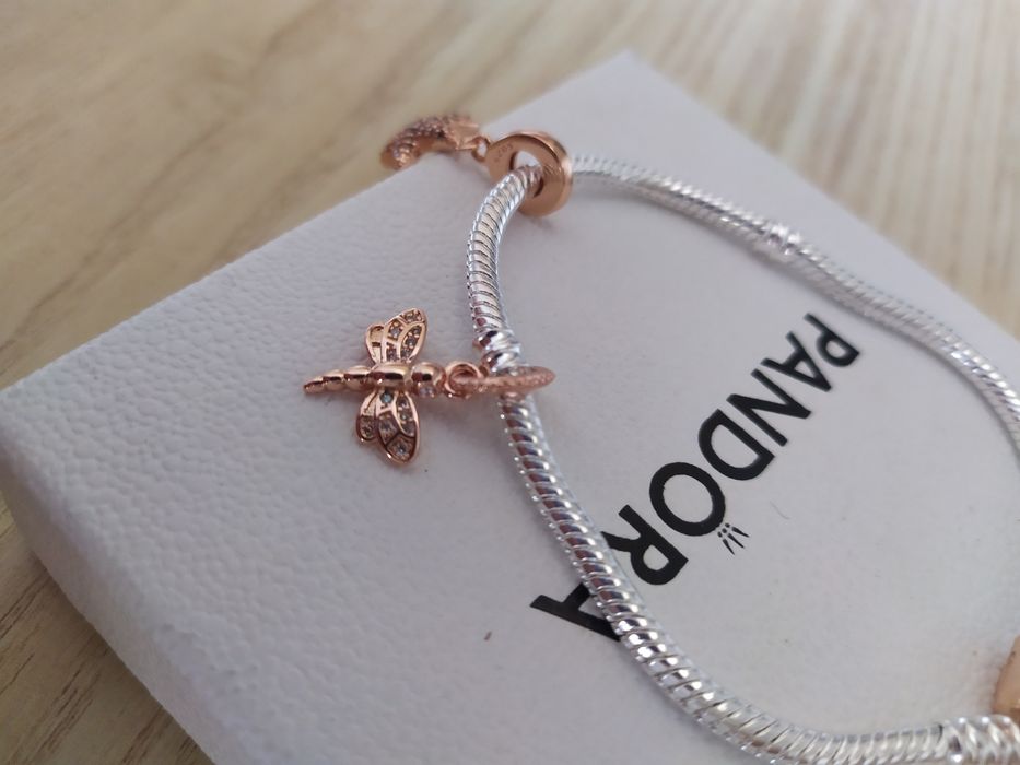 Charms zawieszka do Pandora NOWY srebrny S925 ważka