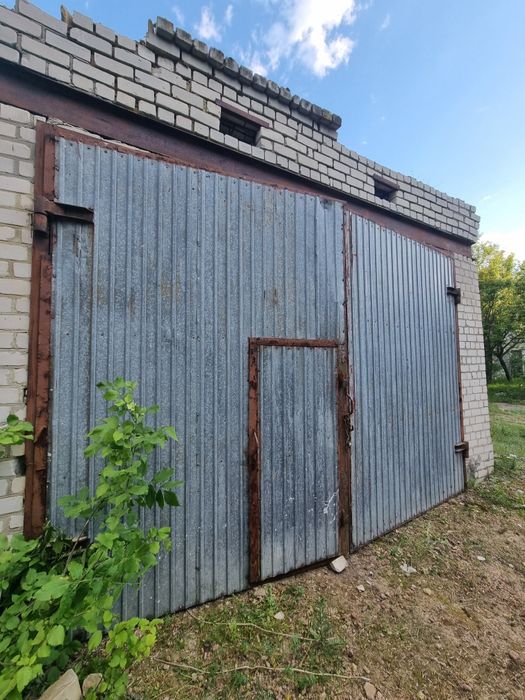 Ворота гараж ангар БМЗ бокс склад промислові метал 4х4 4х3.5