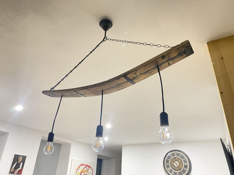 Lustre artesanal /candeeiro de teto