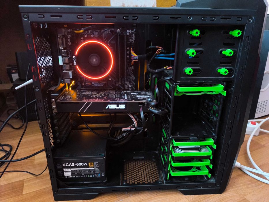 Ігровий комп'ютер на Ryzen 7 2700, відеокарта gtx 1060 6GB, DDR4 16 GB