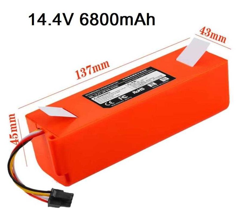 Akumulator bateria Xiaomi Roborock S55 S60 S65 S50 S51 14.4V 6800mAh