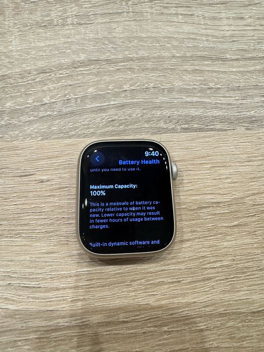 Apple Watch Series 9 45mm | Stan idealny | 100% kondycji baterii