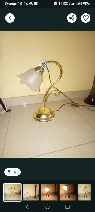 Lampka nocna retro vintage