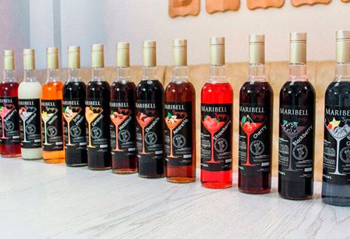 Сиропи для лимонадів, коктейлів Maribell