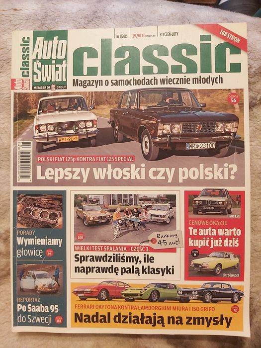 Auto Świat. Classic. Fiat 125. Zaporożec.