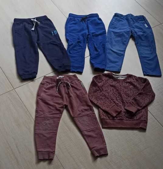 3 pary spodni + dres rozmiar 98