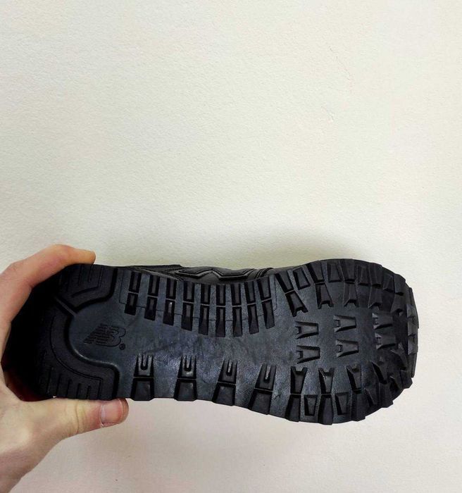 (1313) Кросівки New Balance 574 повністю чорні (41-46) nb нб NB