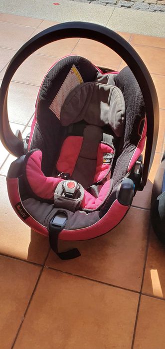 Babycoque BeSafe Rosa e Cinza- Ovo