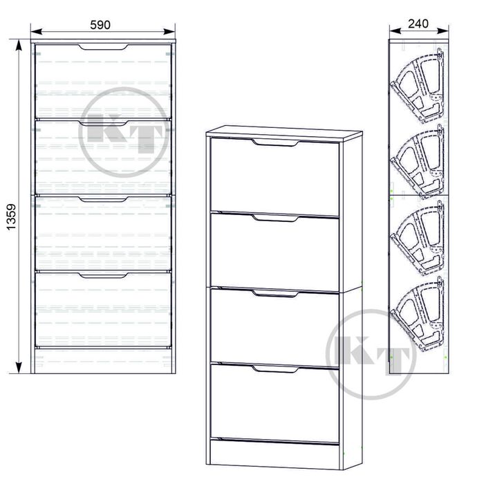 Обувница, тумба для взуття, тумба для обуви