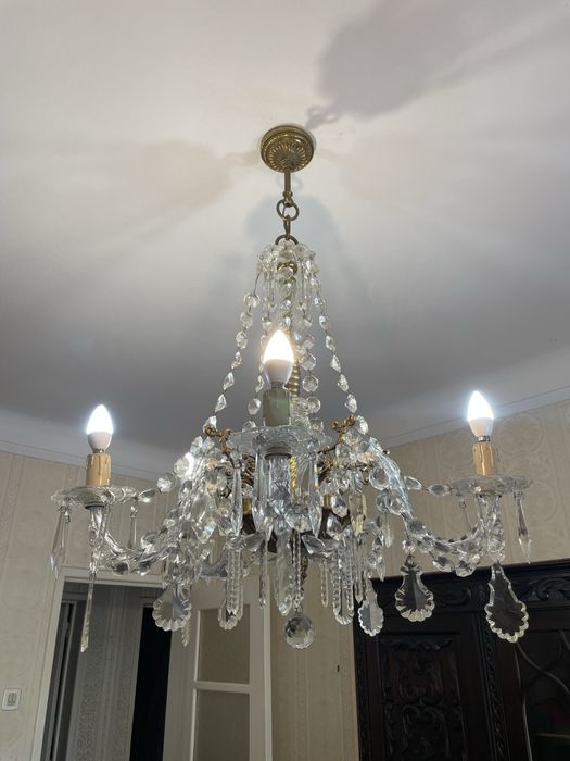 Candeeiro de tecto com 5 bracos