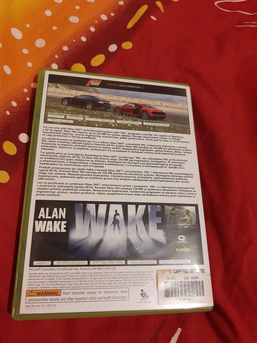 Forza Motorsport 3 PL xbox 360 Alan Wake