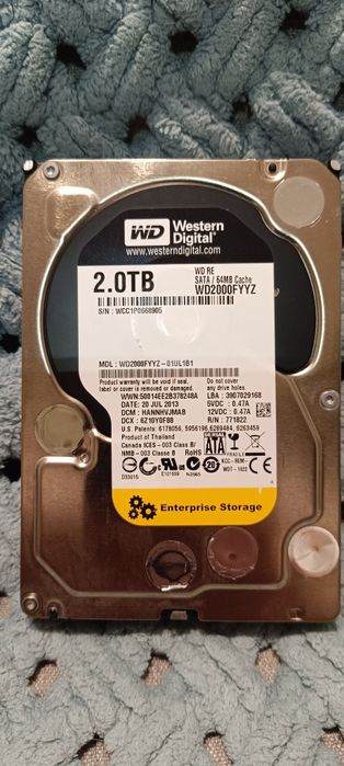 Продам Hdd WD 2tb