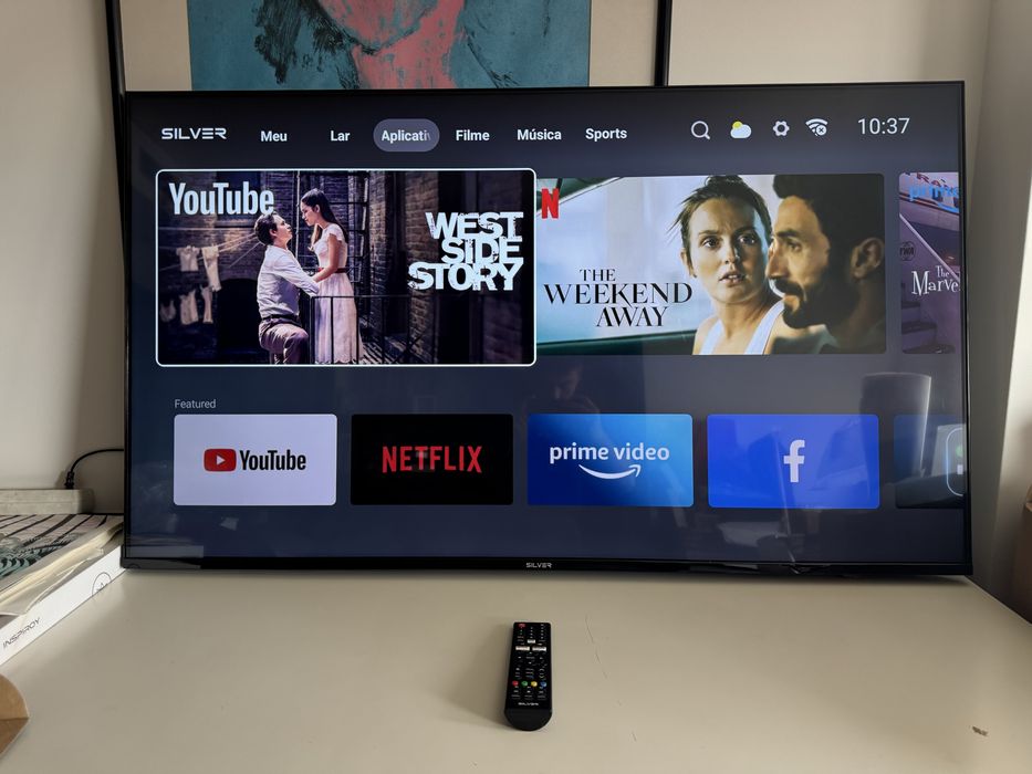 Smart TV SILVER 55’’ LED Ultra HD 4K