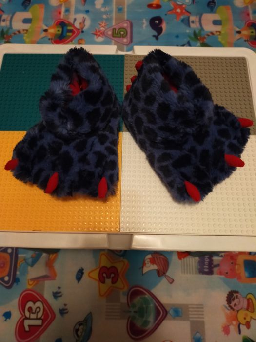 Домашние детские тапочки теплые