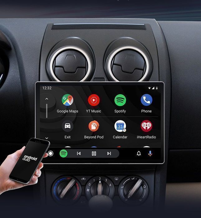 Radio nawigacja Nissan Qashqai J10 2006 - 2013 2K PRO CarPlay Android Auto AndroidGPS Nawigacja Stacja Multimedialna WiFi Bluetooth DSP PL 4GB/64GB