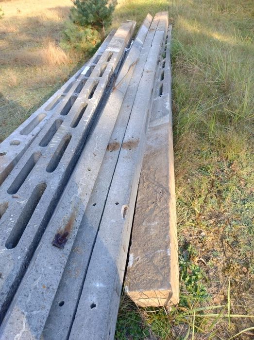 Słup słupy betonowe solidne stal mocne