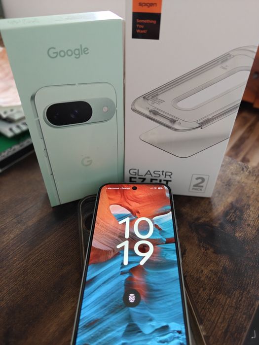Google Pixel 9 256GB Mint Green | Bateria 94% | Ładowarka 45W
