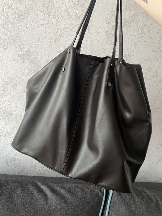 Жіноча сумка шопер шкіра