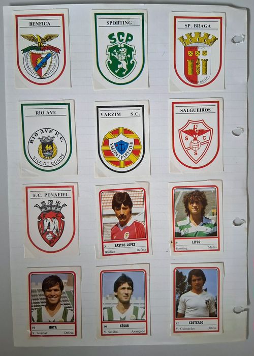 Autocolantes Vintage - Futebol