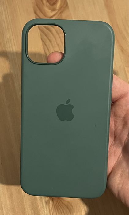 Apple silicone capa iPhone 13 verde