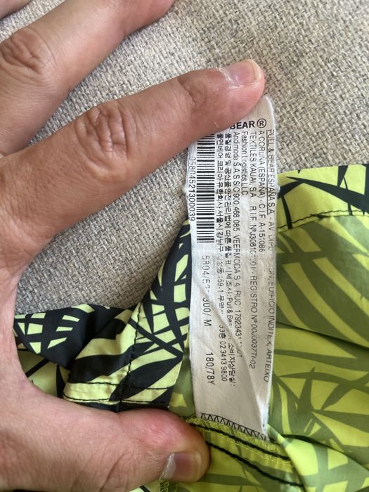 Calções de Banho Pull&Bear Tropicais – Tamanho M