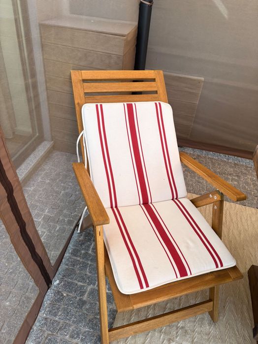 Conjunto jardim, mesa + 6 cadeiras