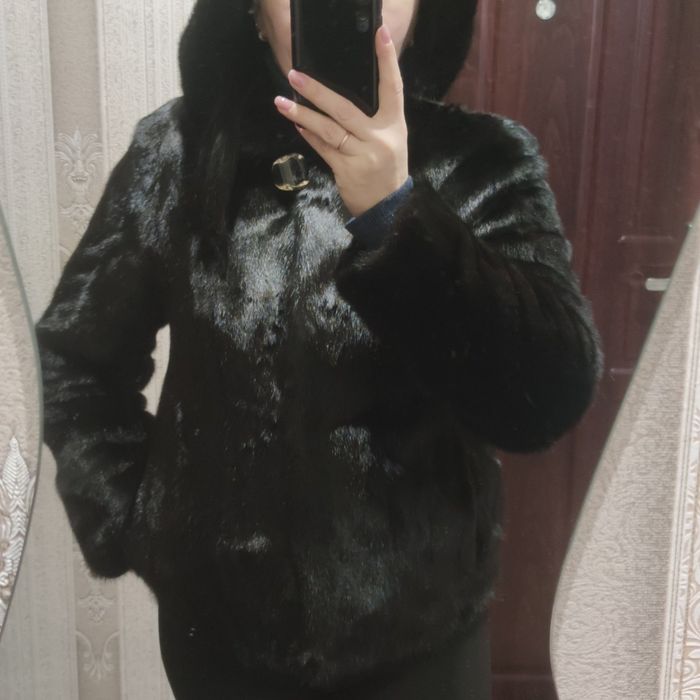 Норковый полушубок