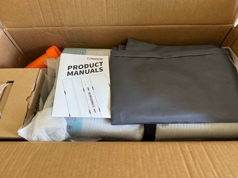 Nadmuchiwana Mata Gimnastyczna Air Track  z Pompką Elektryczną 2m