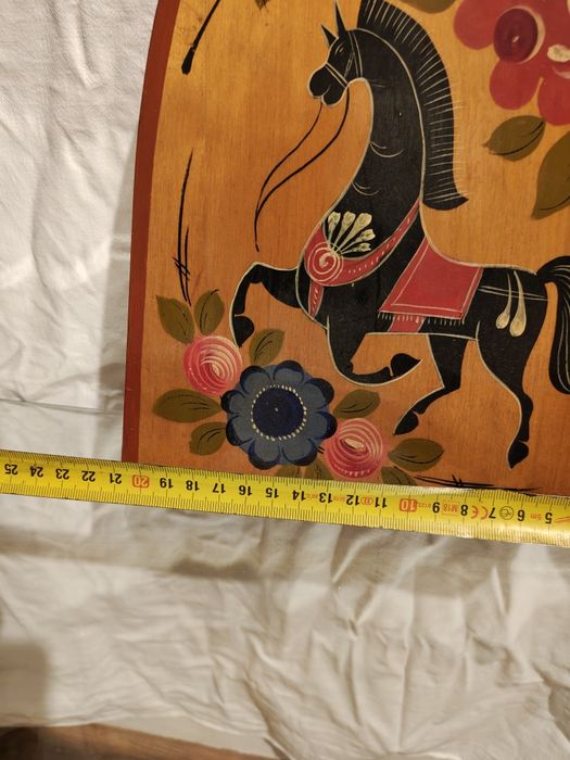 3 Rosyjskie deski do krojenia w stylu folk art vintage