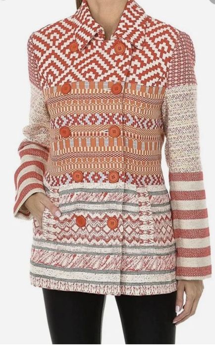 Піджак жакет геометричний принт Desigual