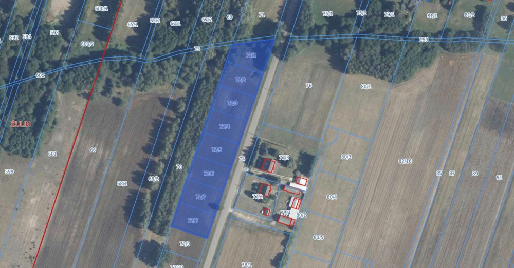 Gruszczyno Działki pod zabudowę mieszkaniową prąd, woda