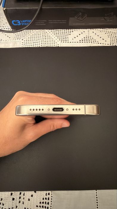 iPhone 16 Pro 128GB Titânio Cinzento | Caixa + Fatura | Impecável