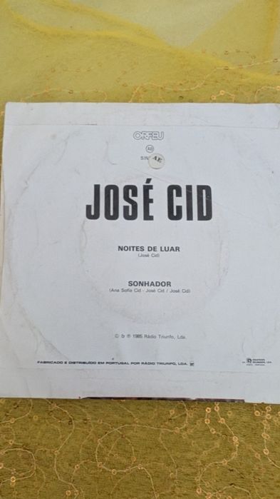 Disco Vinil raro José Cid