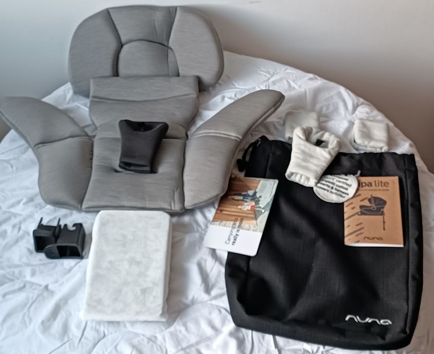 Nuna PIPA lite zestaw do fotelika PIPA lite wyściólki ISOFIX ochraniac