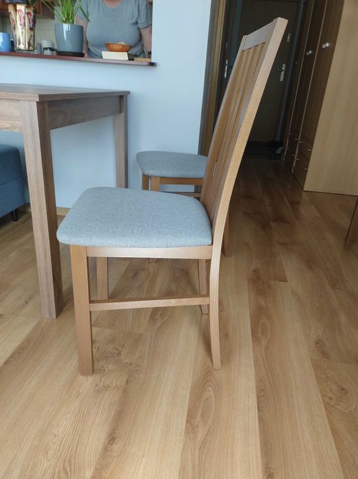 Stół rozkładany RAMEN PLUS MINI 75x60x100/140 BRW + 4x krzesło RAMEN