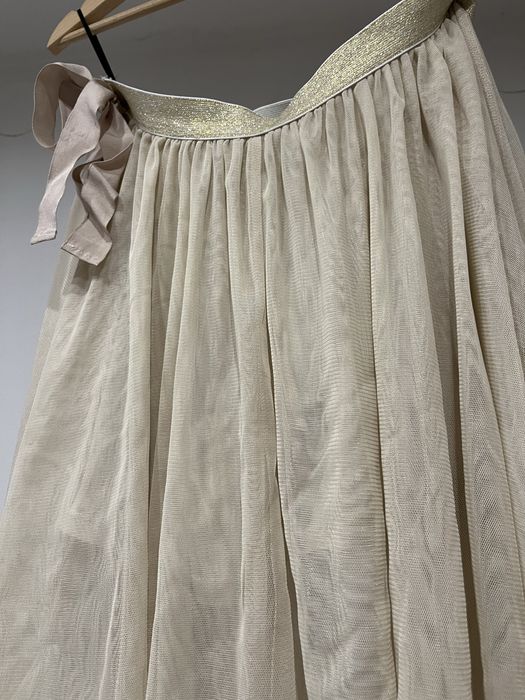 Zlota tiulowa spodnica H&m r 36