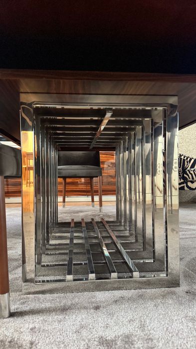 Mesa de jantar Laskasas Prestige em Pau-Ferro Extensível 2–3 m