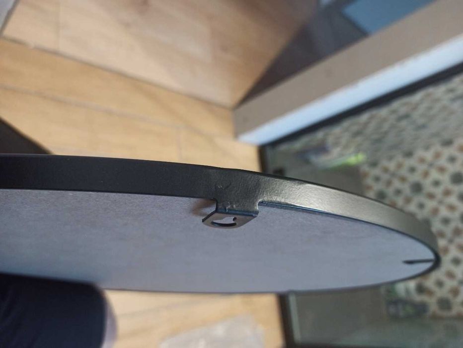 Lustro nowoczesne Sander 50 cm czarne