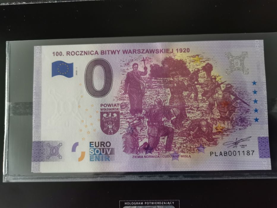 0 Euro 100 rocznica bitwy warszawskiej