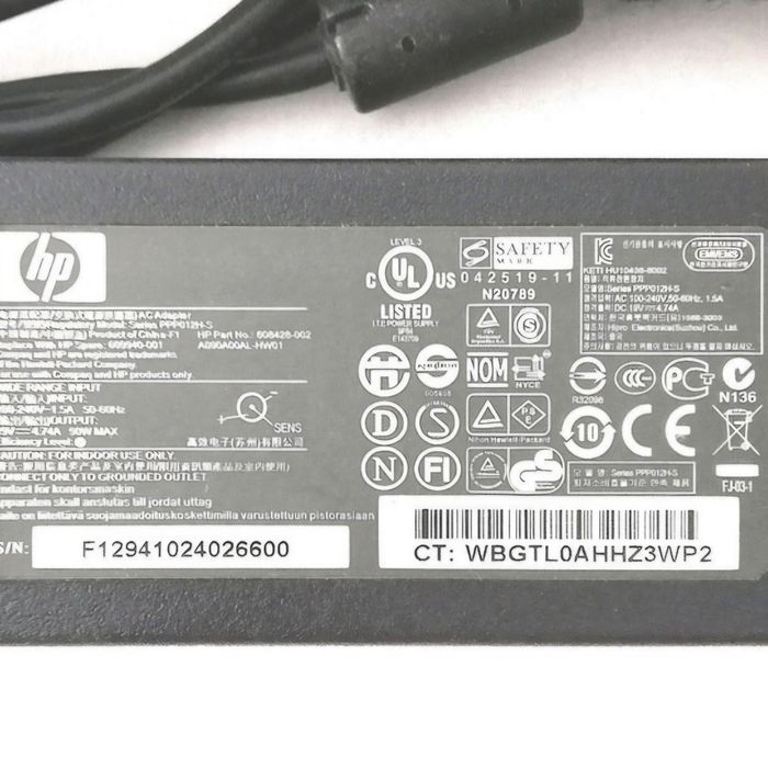 Carregador/Adaptador HP 608428 - 002